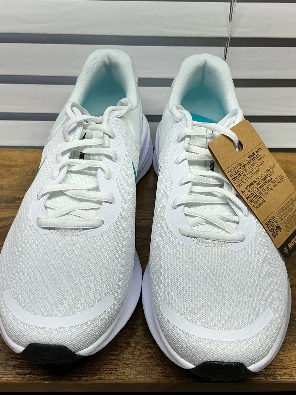 Nike Mans Revolution 7 Platinum/ Dusty Cactus Sneakers Size Ma10 Wo11.5 New